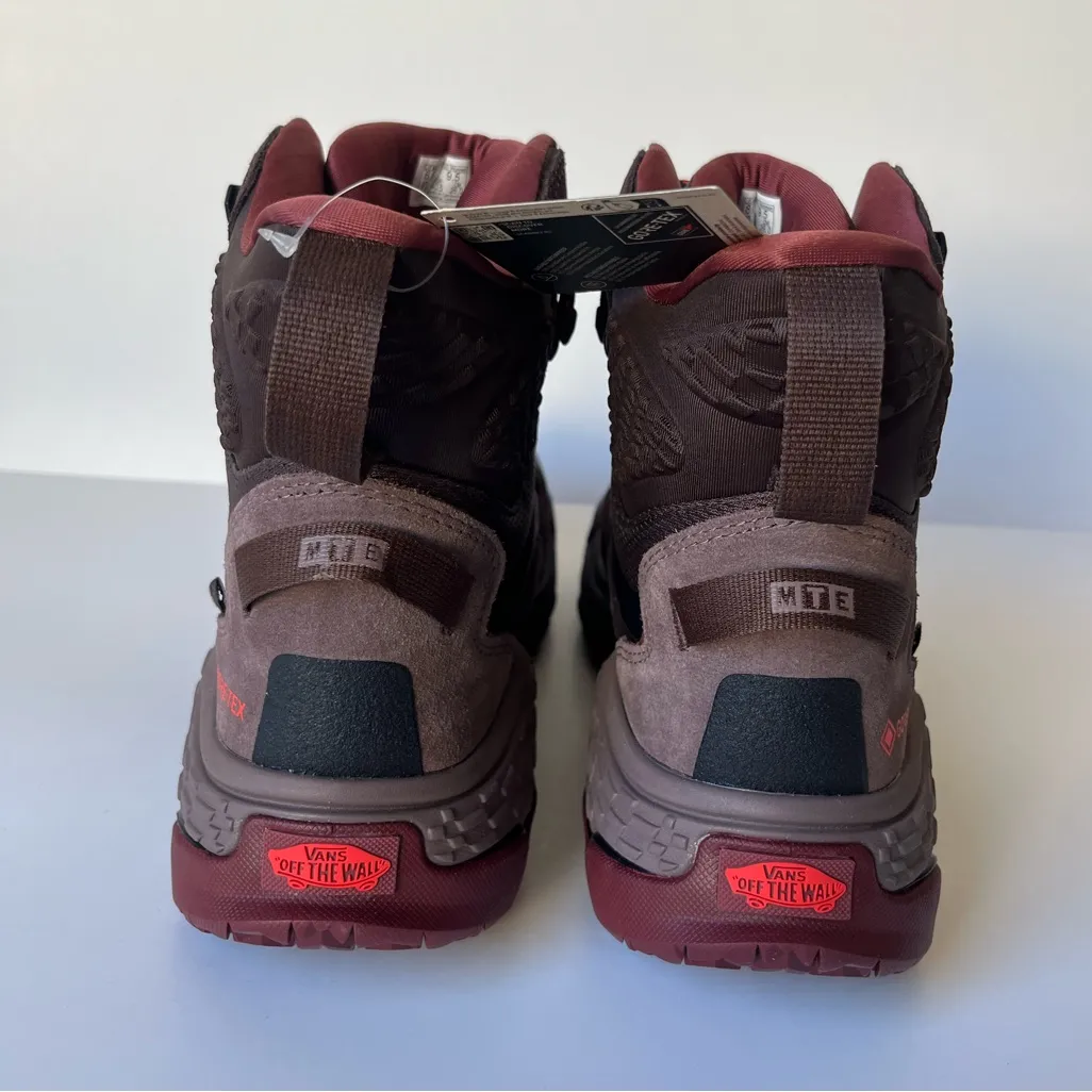VANS Crestline GORE-TEX MTE Chocolate Brown hiking all weather boots NWT 9.5 - Image 8
