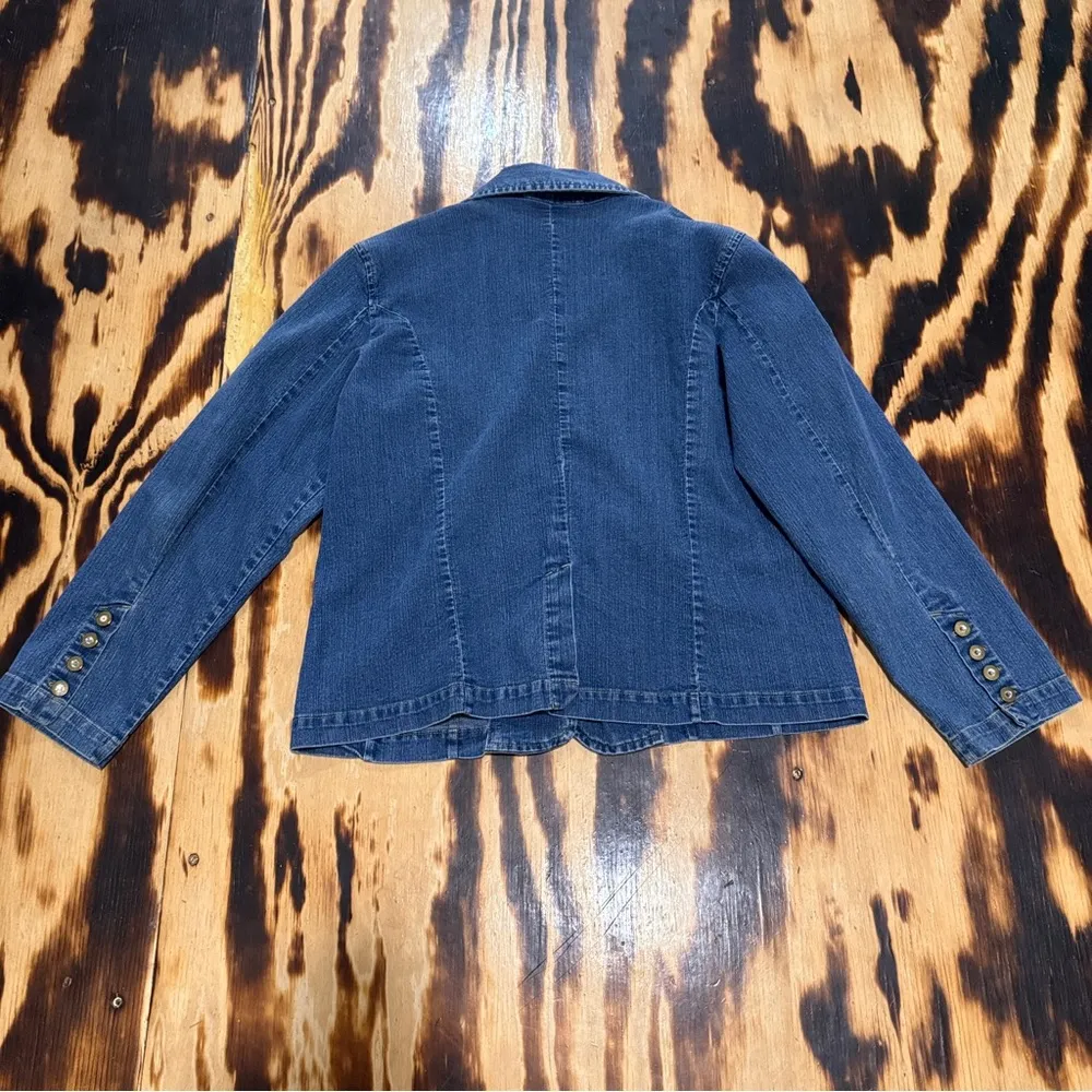 Erika‎ & Co Blue Denim Jacket Size M - Image 5