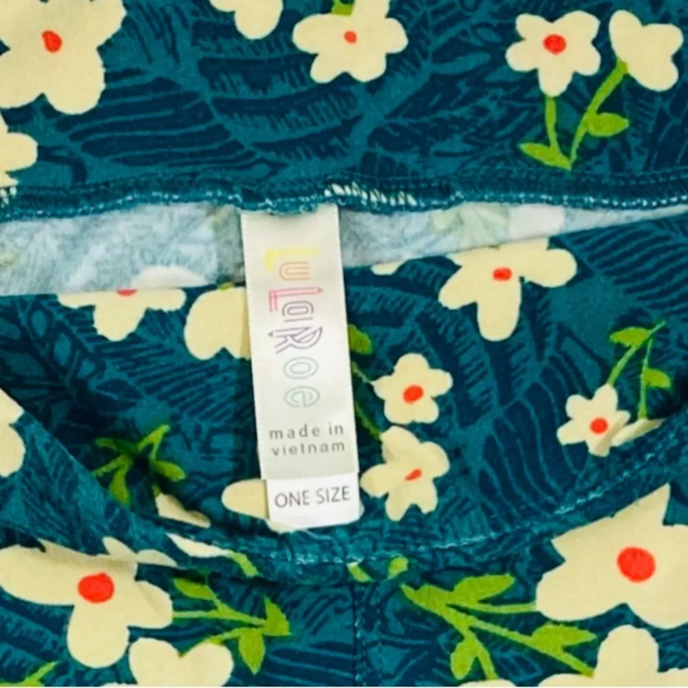 LuLaRoe Women’s OS Soft & Comfortable Floral print Leggings - Image 5