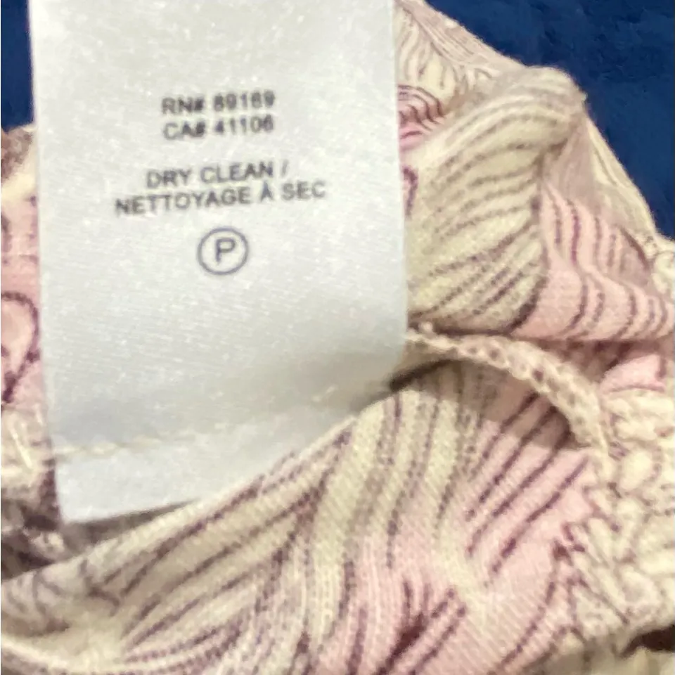 10 Crosby Derek Lam Brynn Pink Floral Pelum Blouse SZ 6 - Image 5