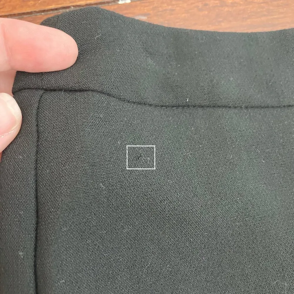 Split Hem Mini Shorts Medium Black High Rise Minimalist Going Out - Image 11