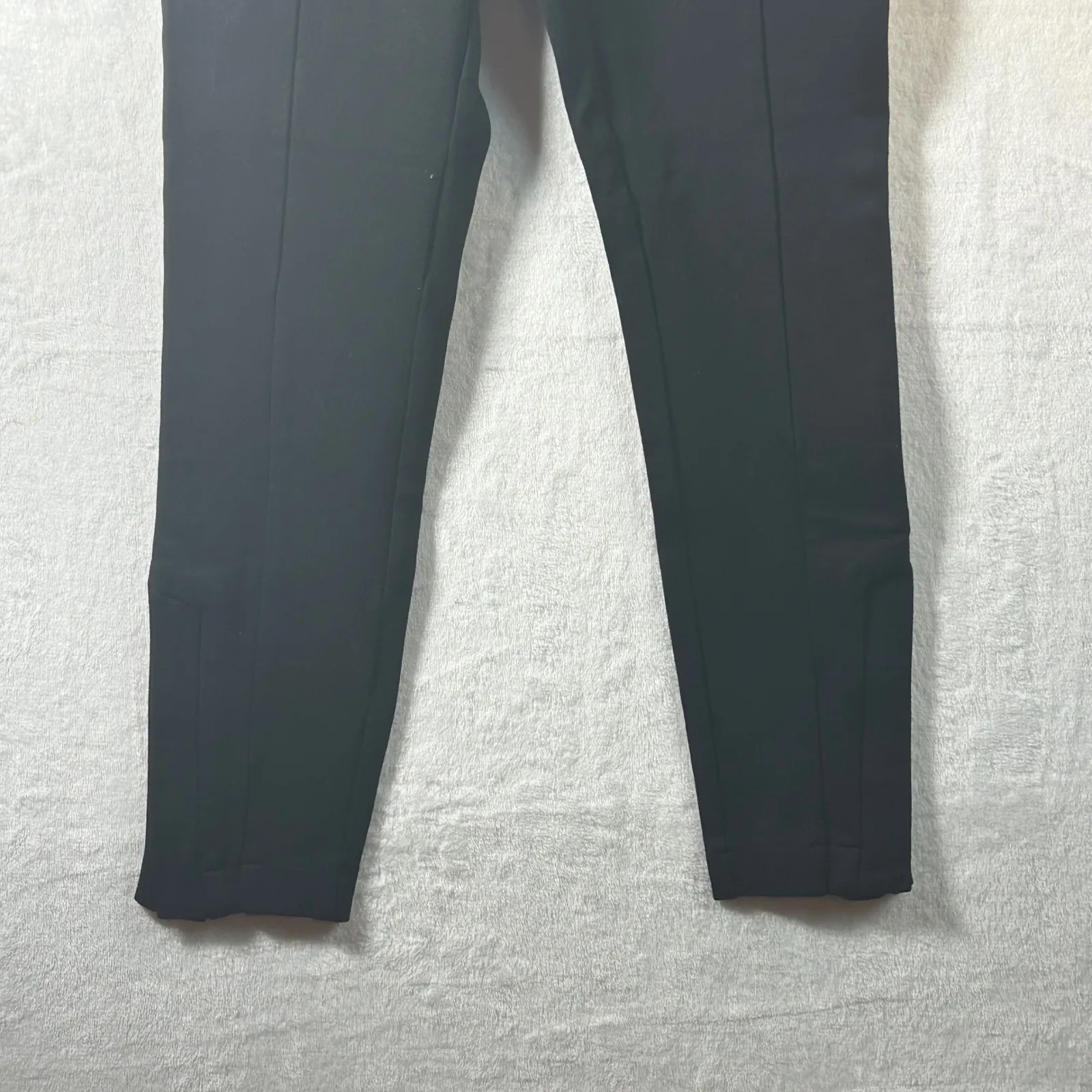 ASOS Black High Waisted Zipper Side Slim Leg Pants Womens Size 0 - Image 4