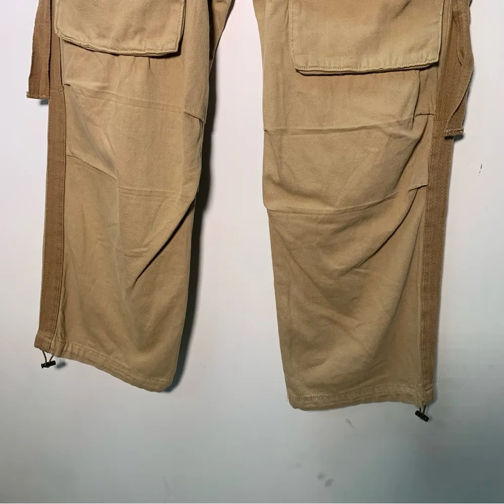 Zara cargo Beige pants with straps Size L ref 2449/249 boho gorpcore - Image 7