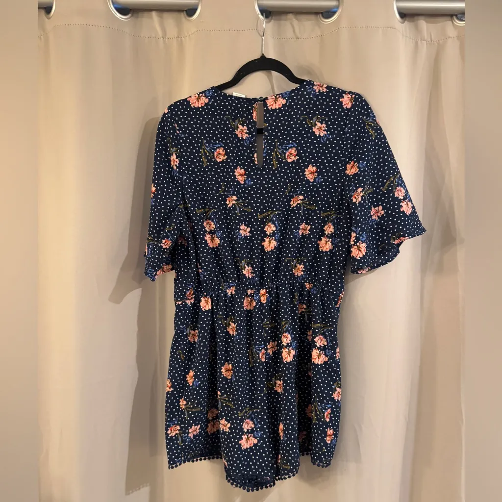 Altar’D State Floral Polka Dot Romper - Image 2