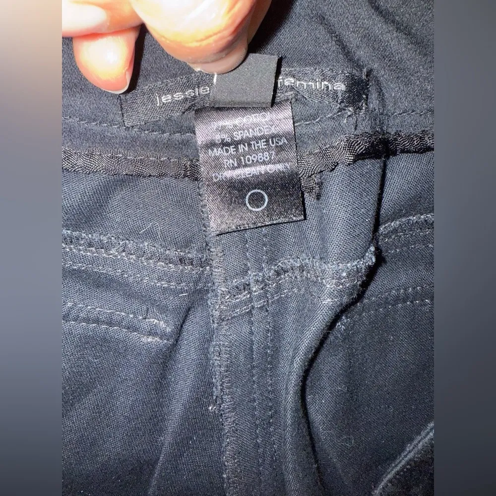 Jessie Della Femina cargo pants✨black 8 pockets zipper cott spandex straight Black - Image 12