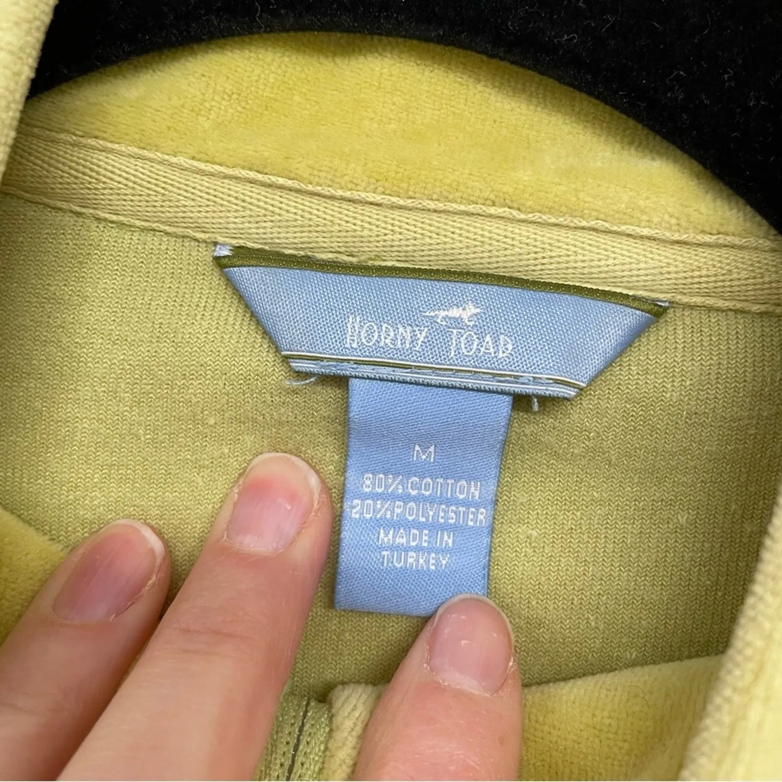 Horny Toad Lime Green Fleece Full Zip Lightweight Jacket Womens M Gorpcore - Image 6