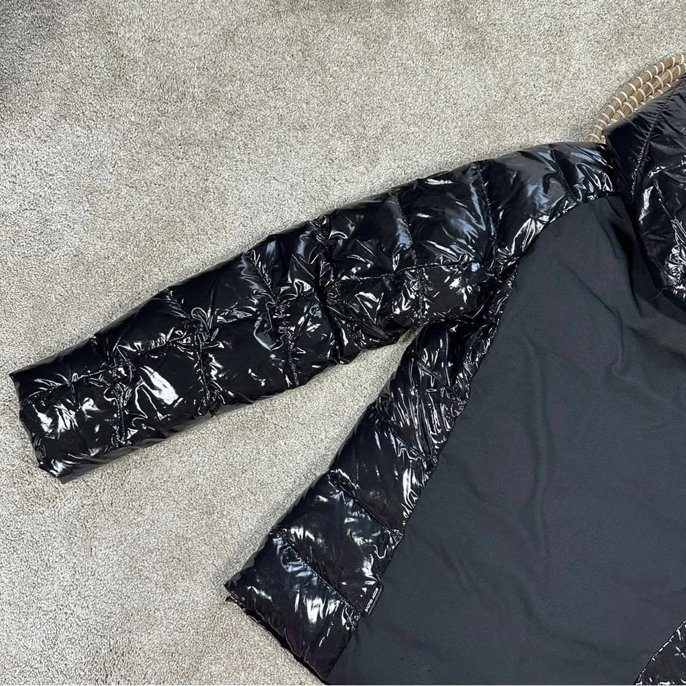 Body Glove Women’s Duck Down Puffer Coat Jacket Hooded Full Zip in Black SP - Image 8