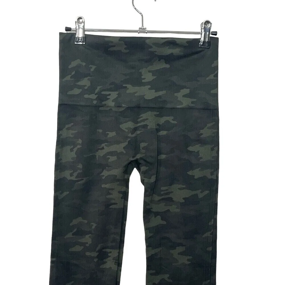 Spanx Look At Me Now Leggings Green Camo Women’s Size Small Seamless Control - Image 3