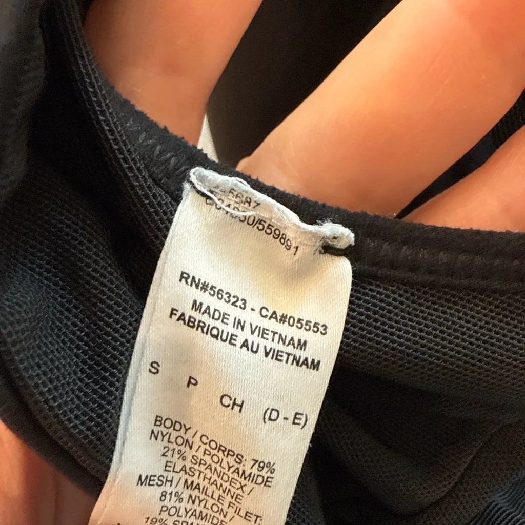 Nike Black Racerback Sports Bra High Support Padded Dri-FIT Size Small (D-E Cup) - Image 4