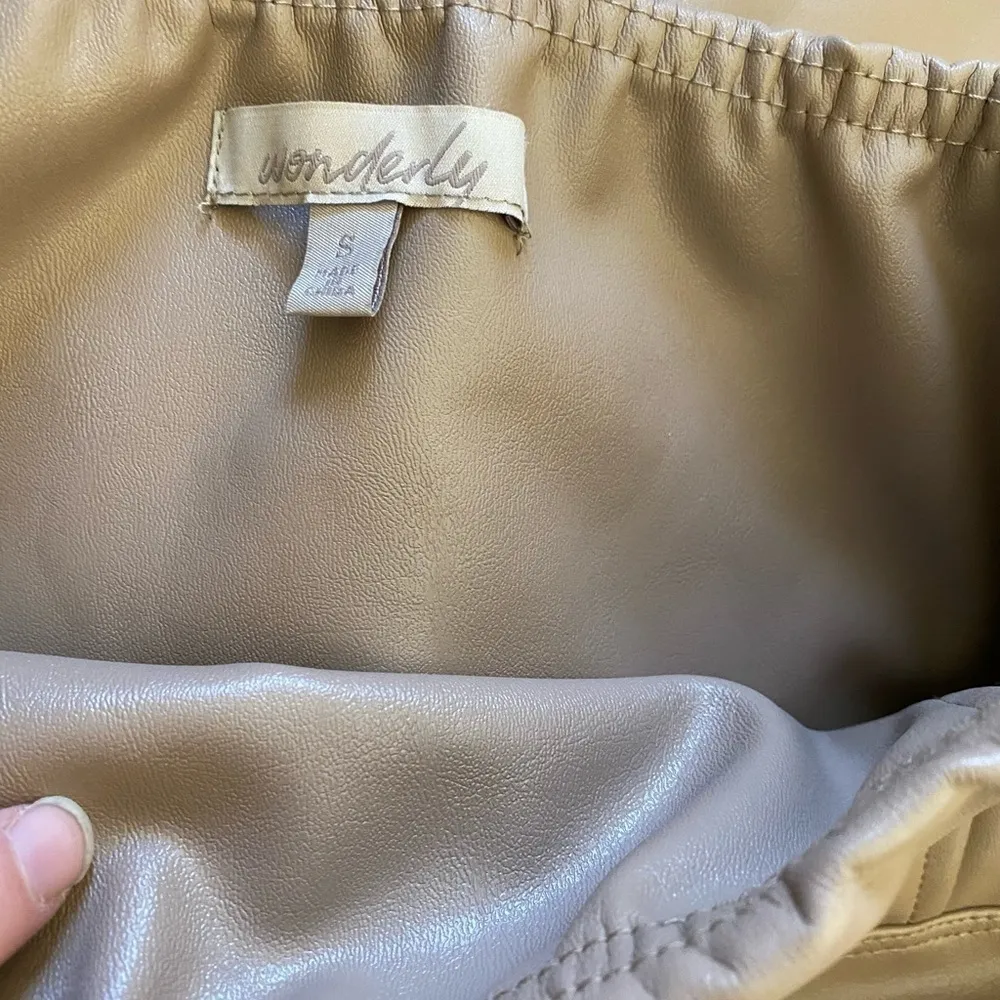 💋Wonderly vegan leather high waisted leggings💋 - Image 5