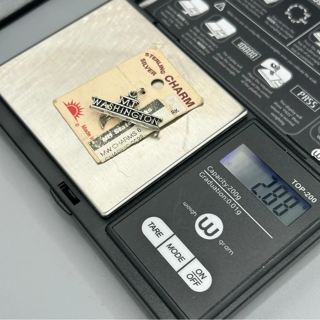 Sterling Silver Mt Washington NH Charm Vintage - Image 4