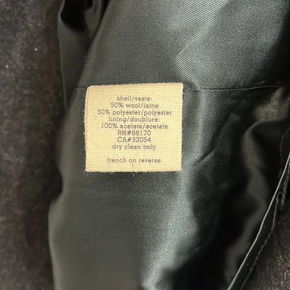 Silence + Noise Medium Gray Wool Blend Open Back Tank Dress with Pockets - Image 9