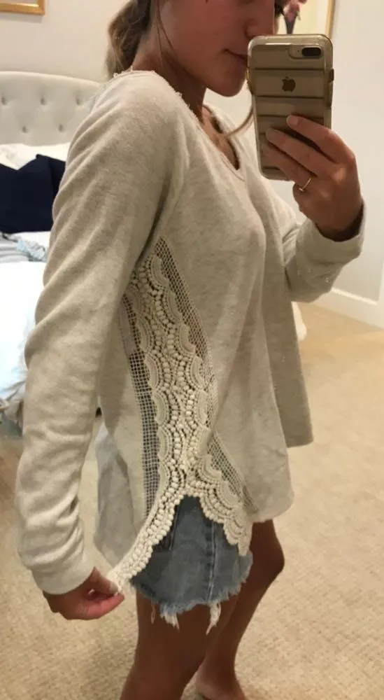 O'Neill Beachy White Sweater Shirt - Image 4