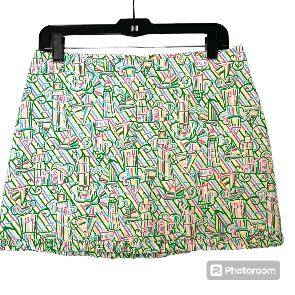 Lilly Pulitzer Callie Guiding Light ruffle skirt 2 - Image 12