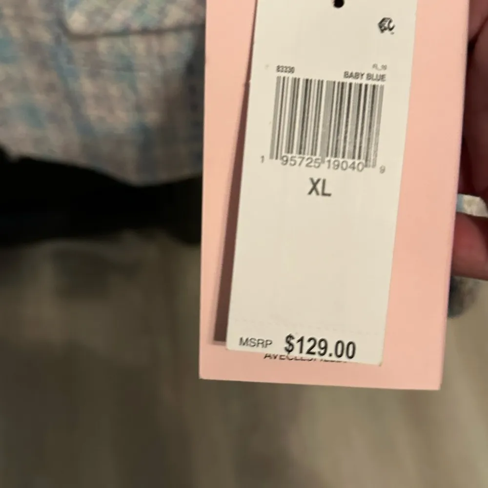 Avec Les Filles Pastel Tweed Blazer, size XL - Image 5