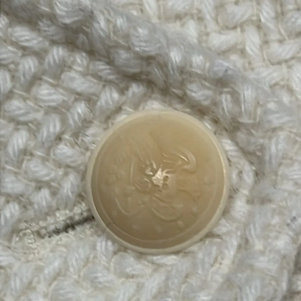 Vince Size 8 Cream Wool‎ Blend Boucle Jack Blazer Coat C14 - Image 12