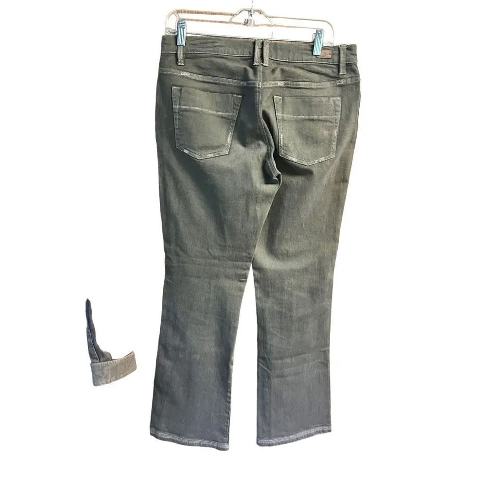 Dkny Womans Brown Jeans Sz 6 - Image 2