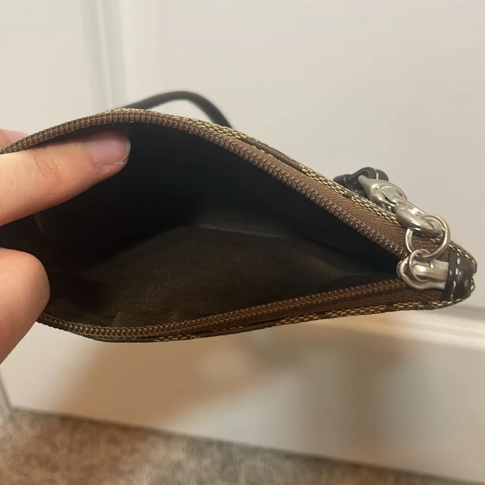 Coach wristlet logo print brown - Image 6