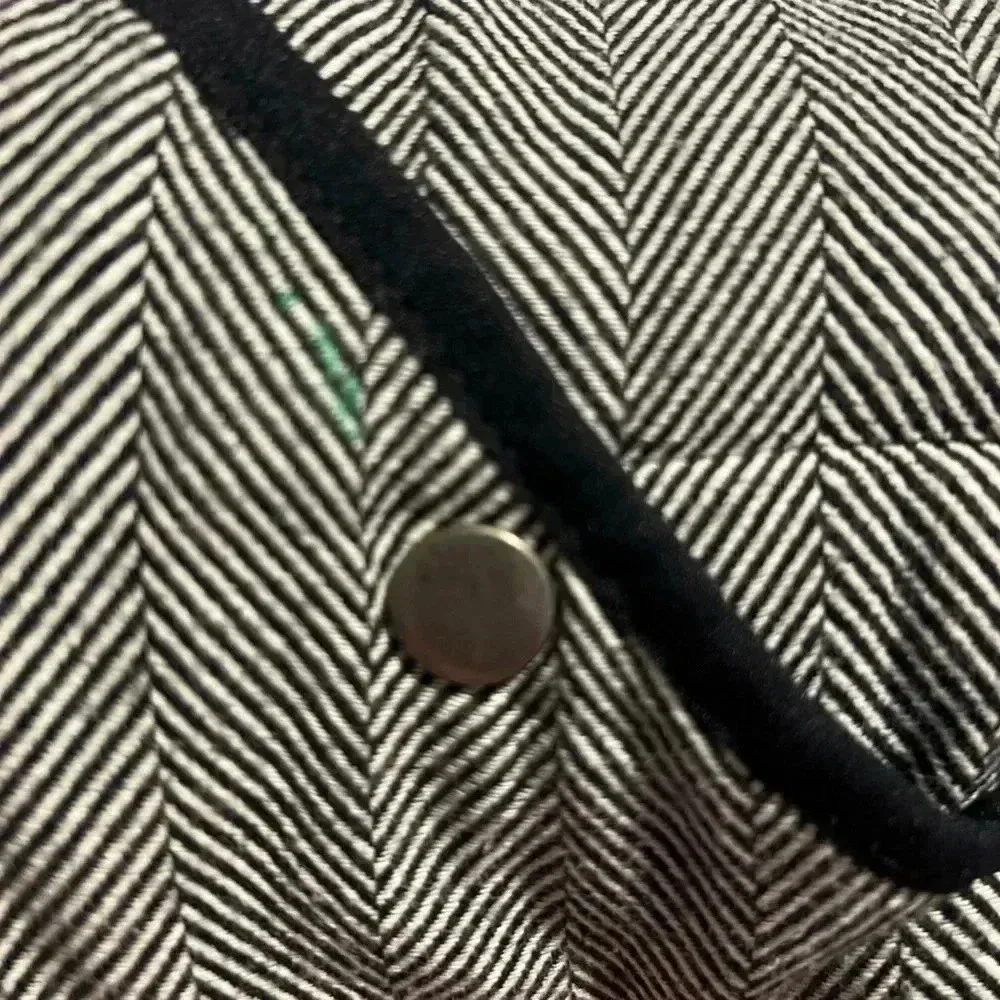 A New Day Black and White Quilted Puffer Vest S8 - Image 5