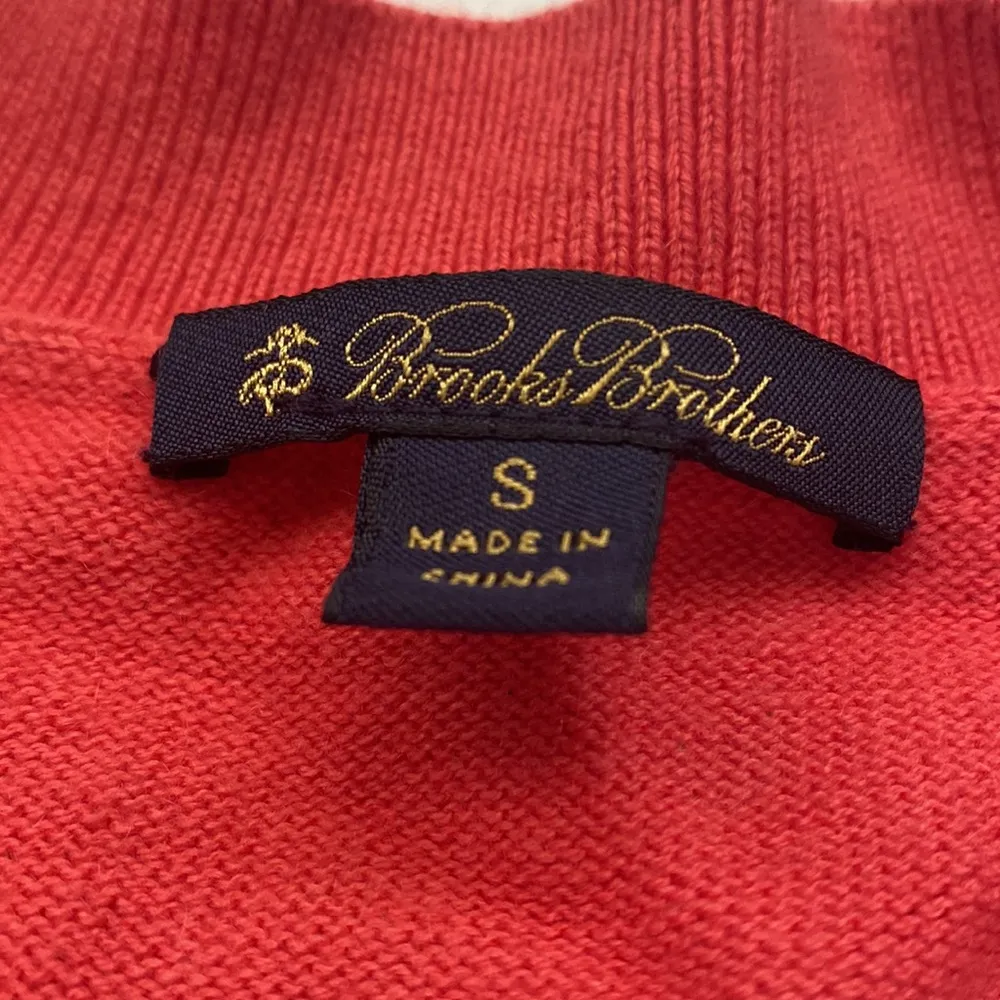 Brooks Brothers cashmere cotton tunic button down cardigan, size small - Image 2