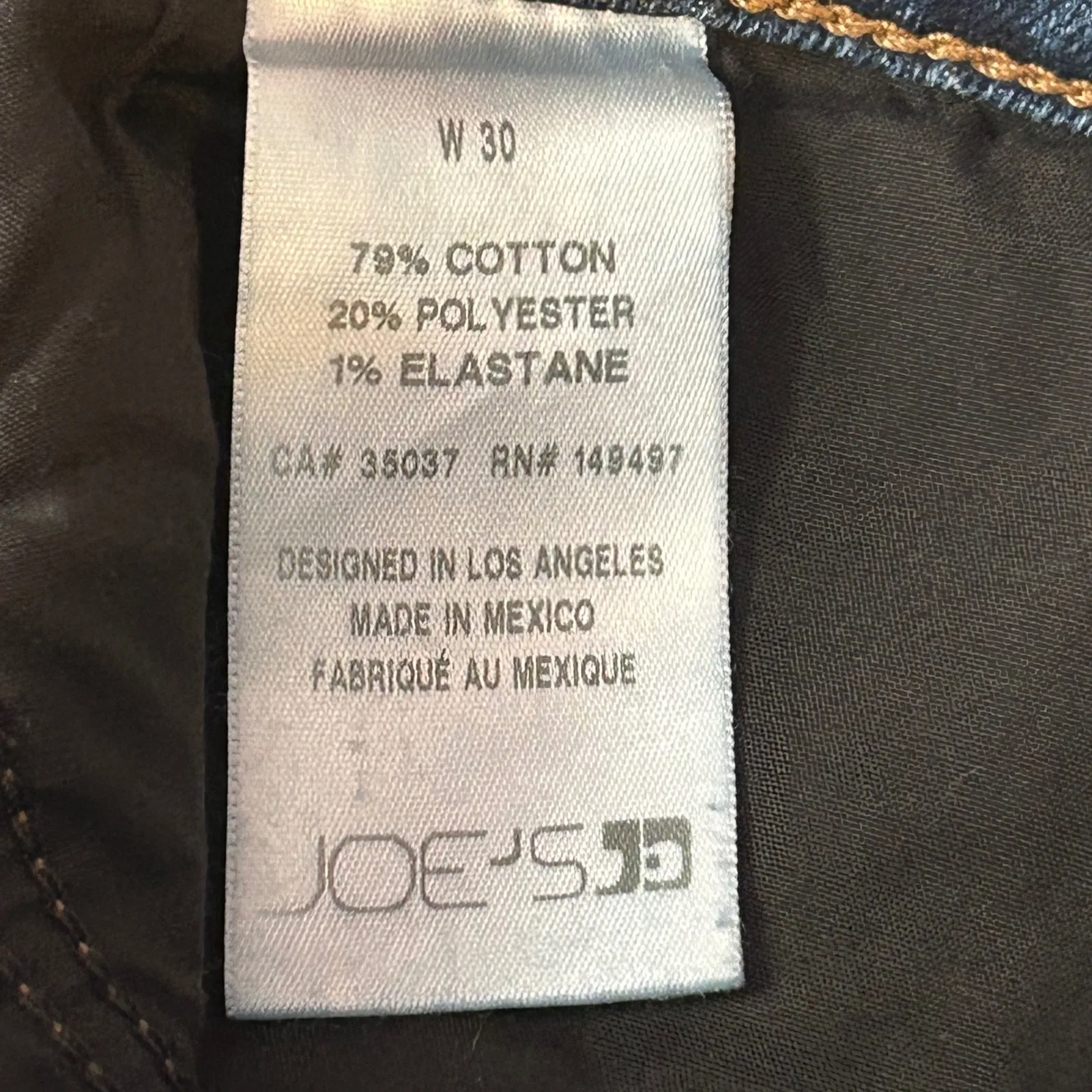 JOE'S JEANS Boyfriend Jeans Blue Distressed Denim W30 - Image 8