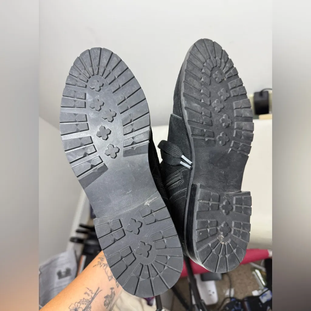 Soludos Riley Suede Lace Up Boot Sz 7 - Image 10