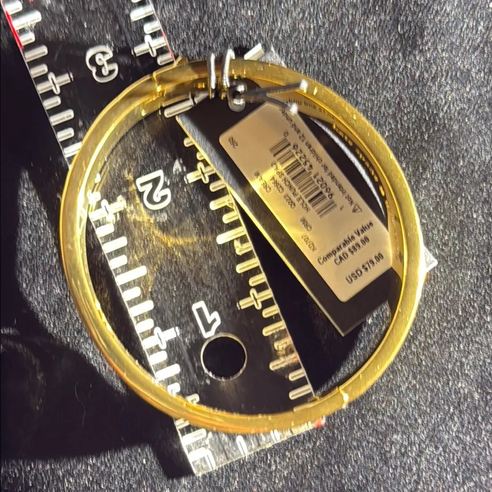 Kate Spade ‘Hole Punch Spade’ Gold and Cream Bracelet - Image 6