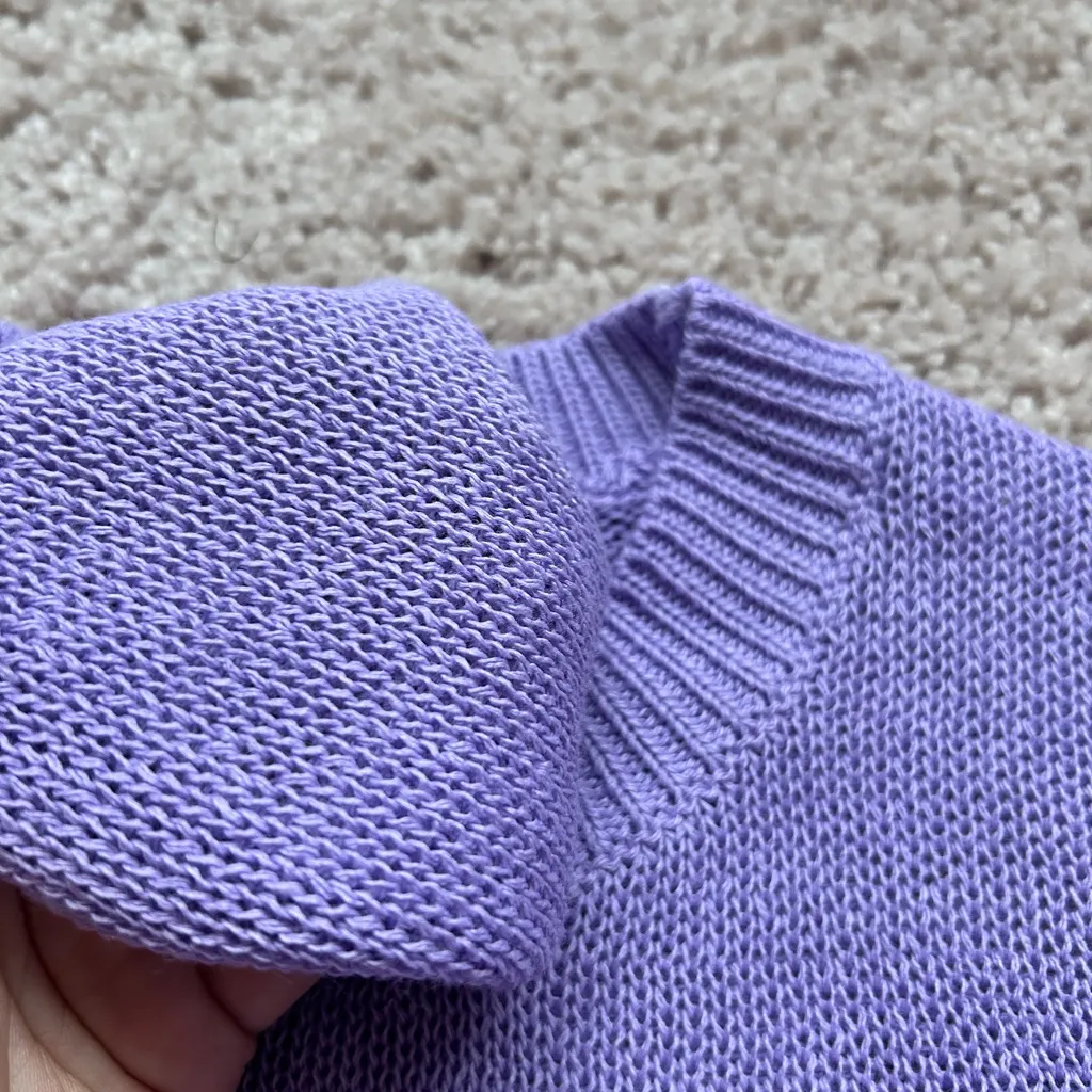 Zara lilac Knit top. S-M - Image 5