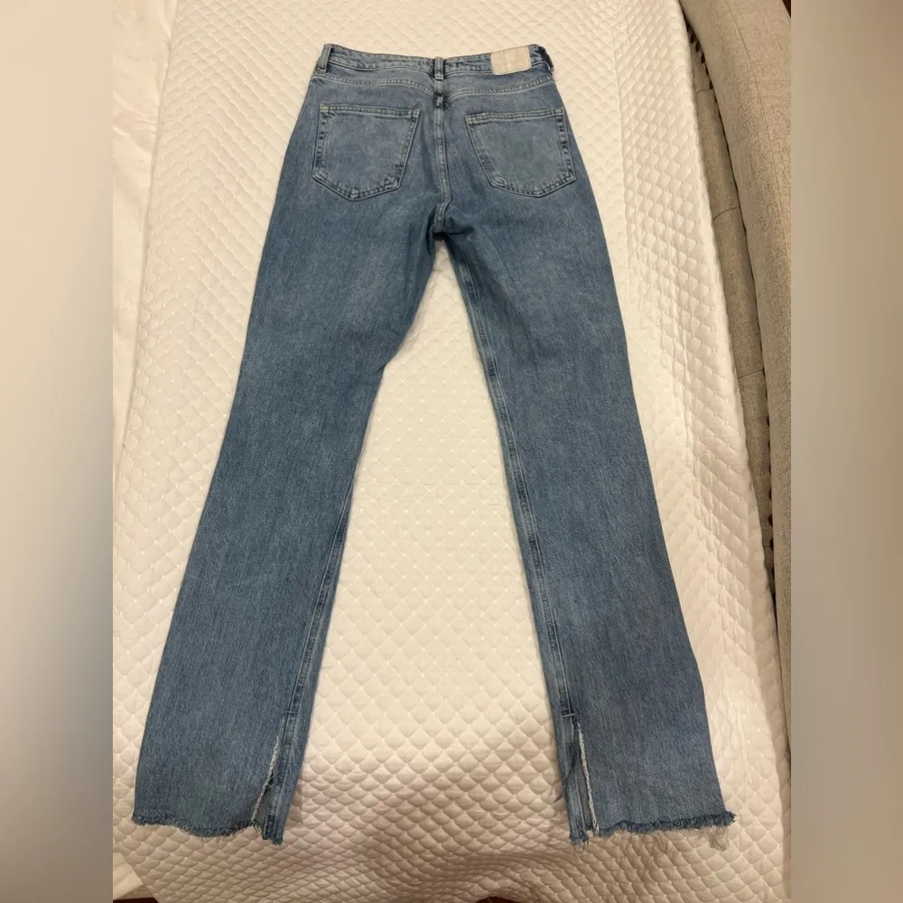 Zara flare slit jeans - Image 4