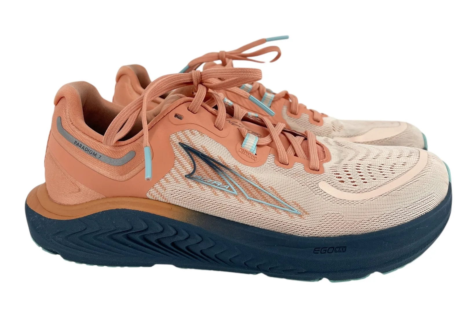 Altra Women's Paradigm 7 Running Walking Sneakers Size 9 Navy Coral Workout - Image 1