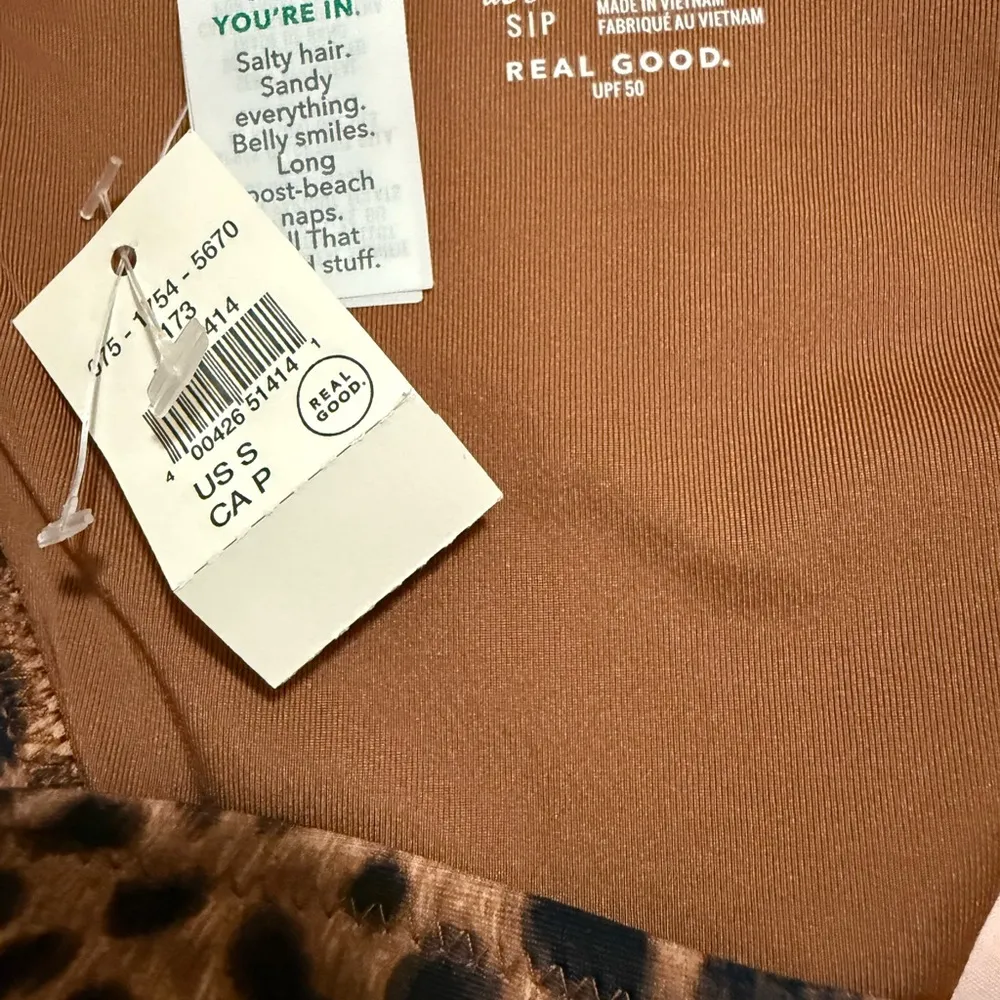 Aerie Brown Leopard Bikini - Image 2