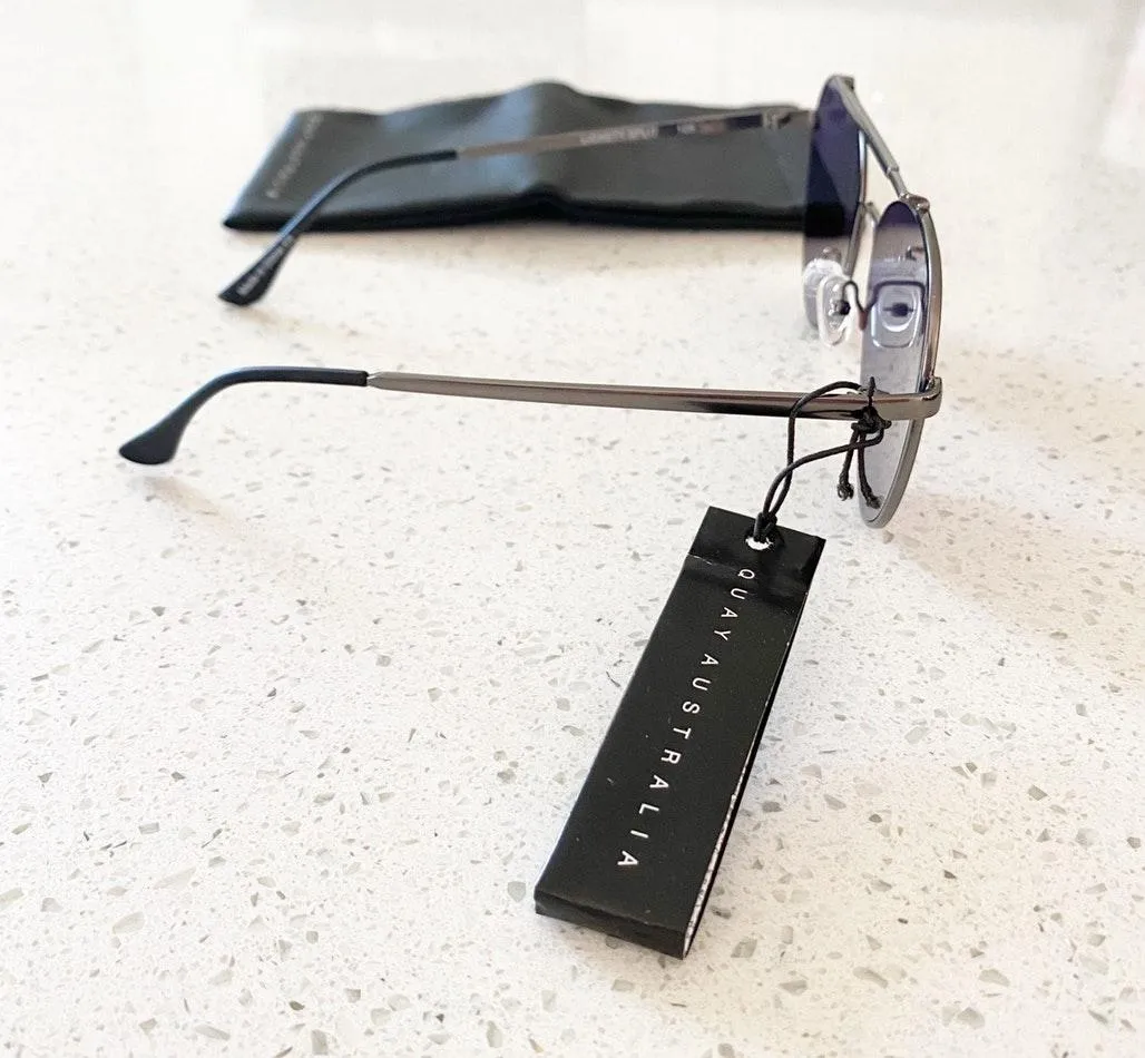 Quay Australia Lickety Split Aviator Sunglasses - Image 3