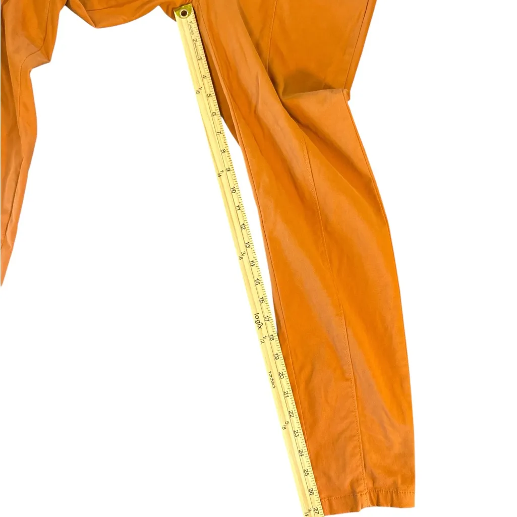 LOFT Burnt Orange Skinny Ankle Pants‎ - Image 5