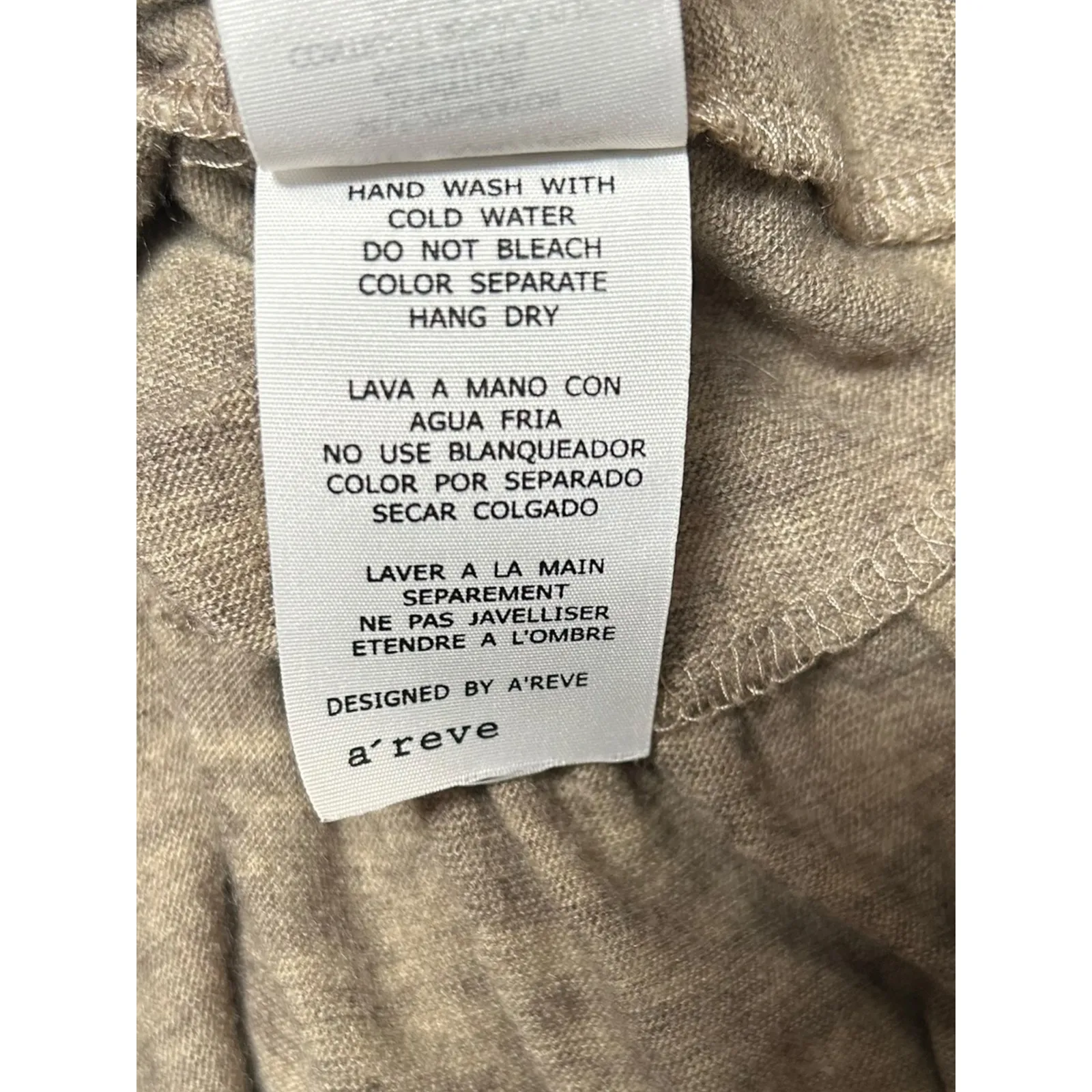 A'reve Boho Tunic Dress Womens‎ Small Lace Long Sleeve Button Front Ruffle White - Image 9