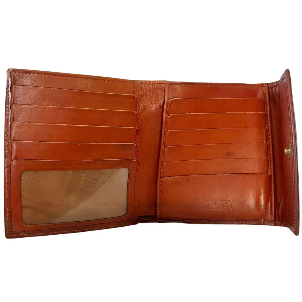 Vintage  Black AWL British Tan Trim W06 Large Credit Card Wallet - Image 3