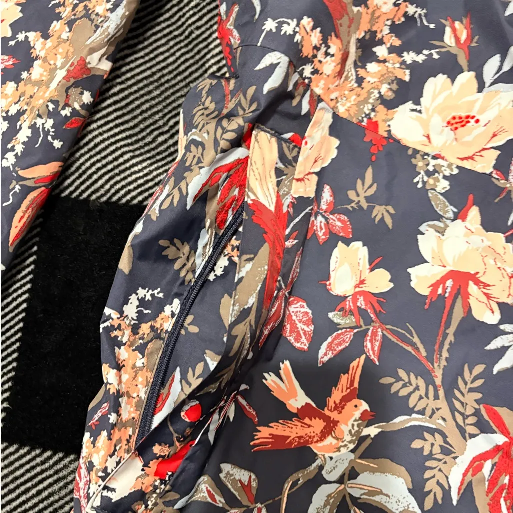 Columbia Women's Navy Floral Ski Jacket - Image 5