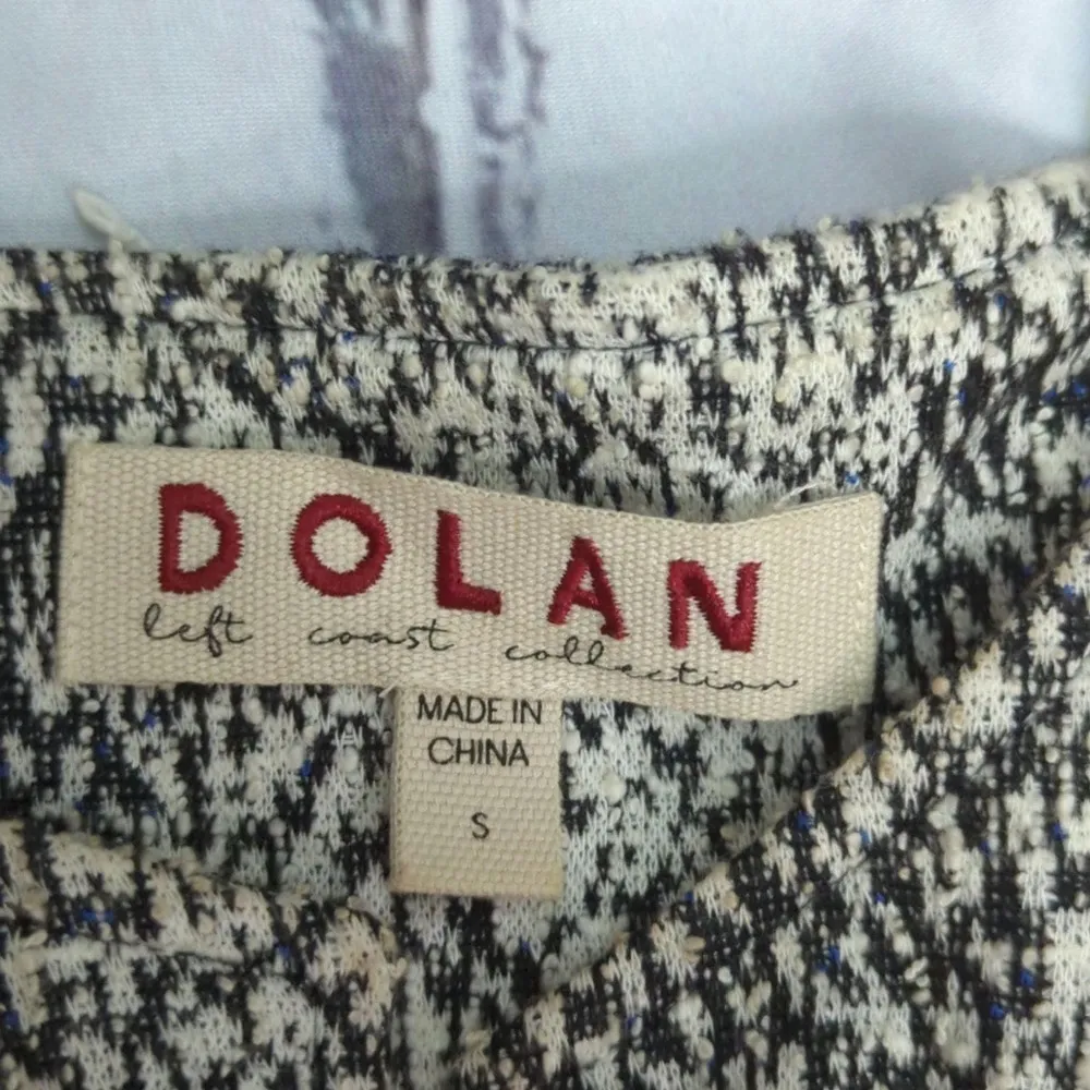 Anthropologie DOLAN Left Cost Eva Static Texture Knit Open Front Jacket SMALL - Image 7