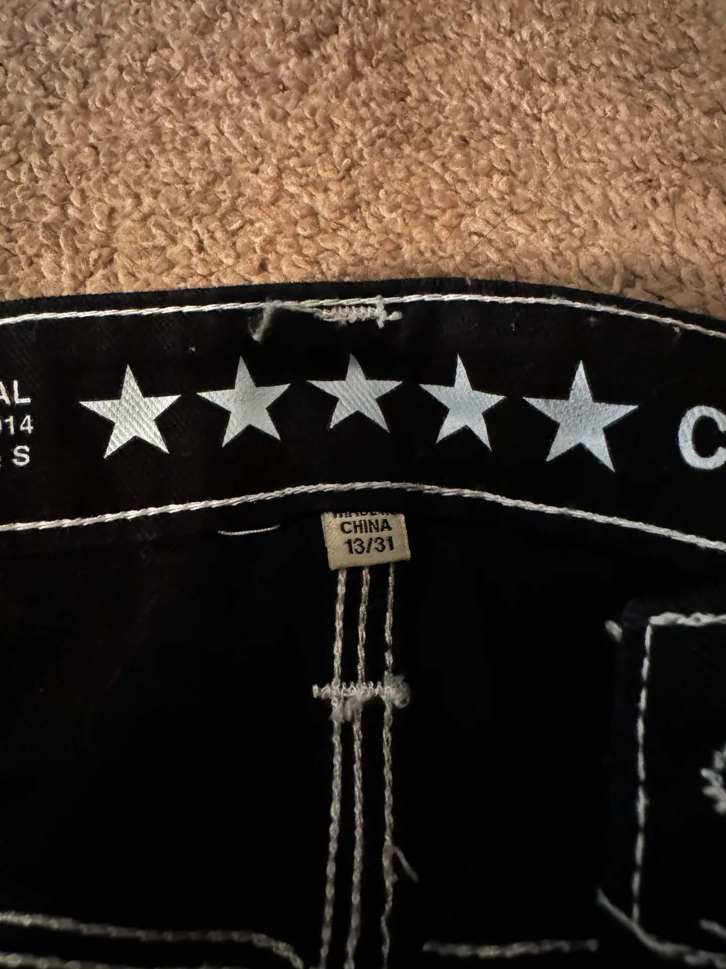 Five star General Cargo Pants Black Size M - Image 2