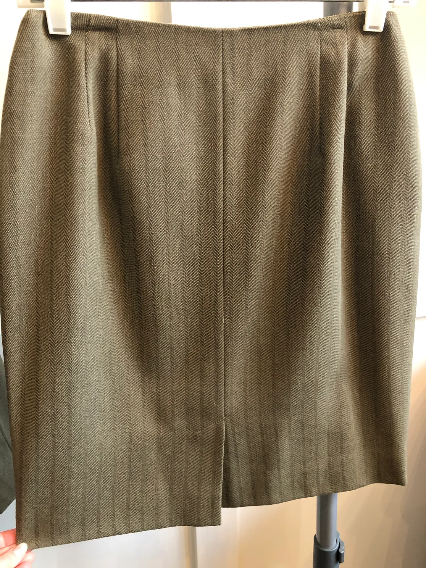 Jones New York Olive Green Skirt Suit - Image 2