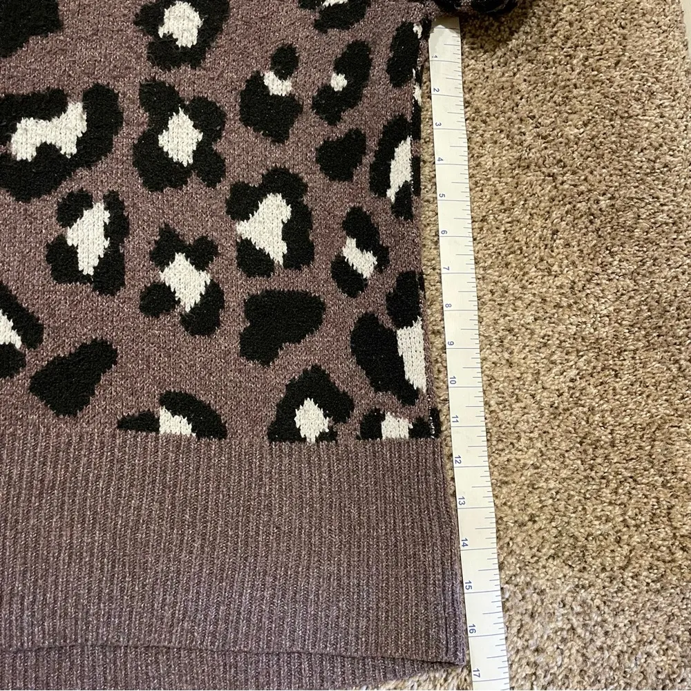 A New Day Leopard Print Pullover Sweater - Image 5