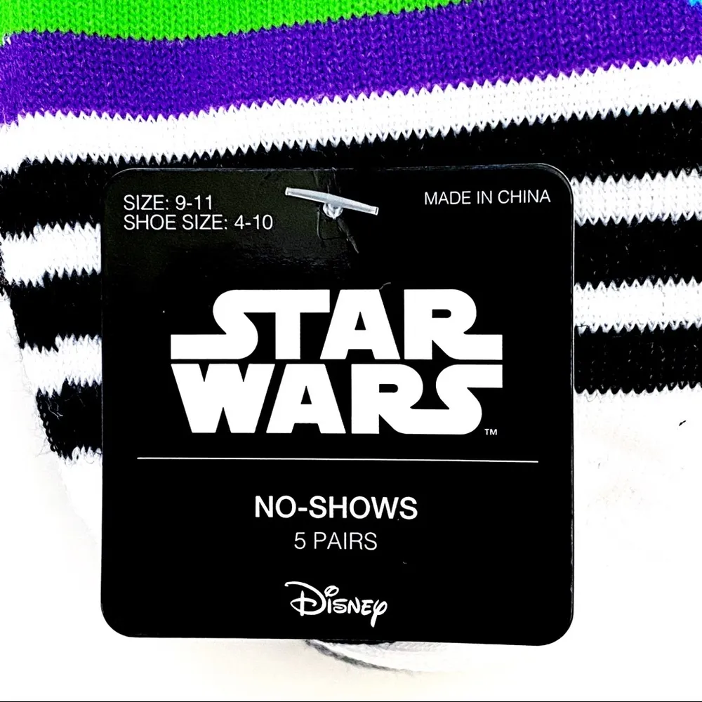 Disney Star Wars Womens No Show Socks Princess Leia Rebel Alliance Novelty Gift - Image 2