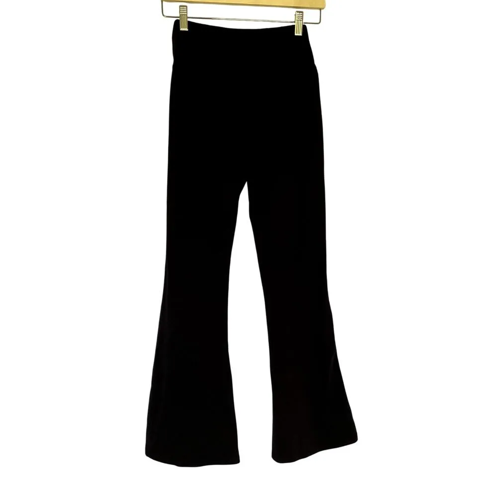 Lightweight black flare leggings high waist women's size S casual workout pants - Image 5