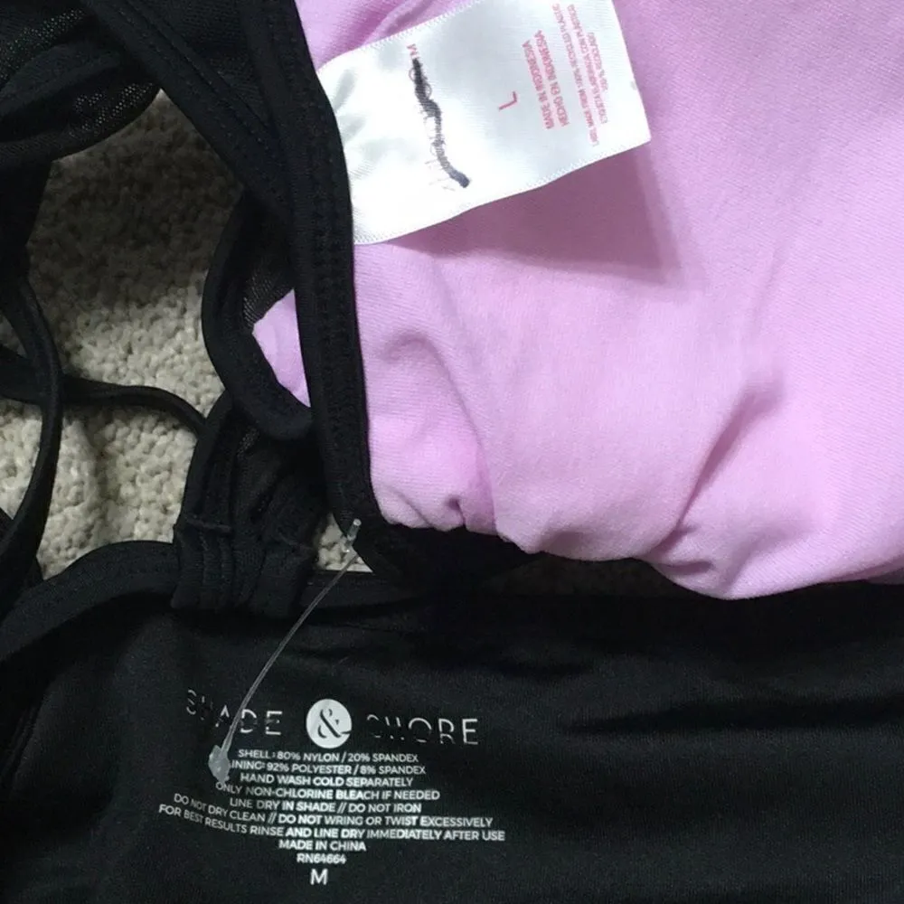 New Floral and netting bikini set. NWOT - Image 5