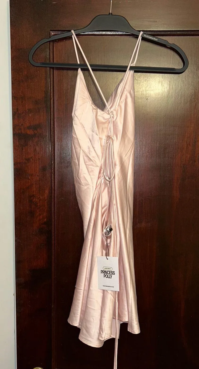 Celena Pink Mini Dress - Image 2