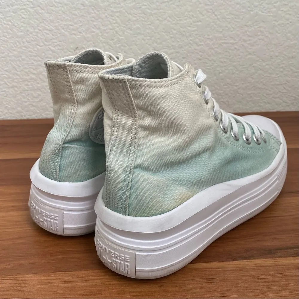 CONVERSE 572898C CTAS Move Hi Egret/Light Dew/White Women’s Sneakers Size 7 - Image 4