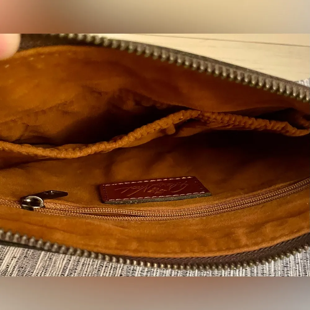 NWT - | Cassini Tooled Leather Wristlet | Burnt Magenta | $79 - Image 7