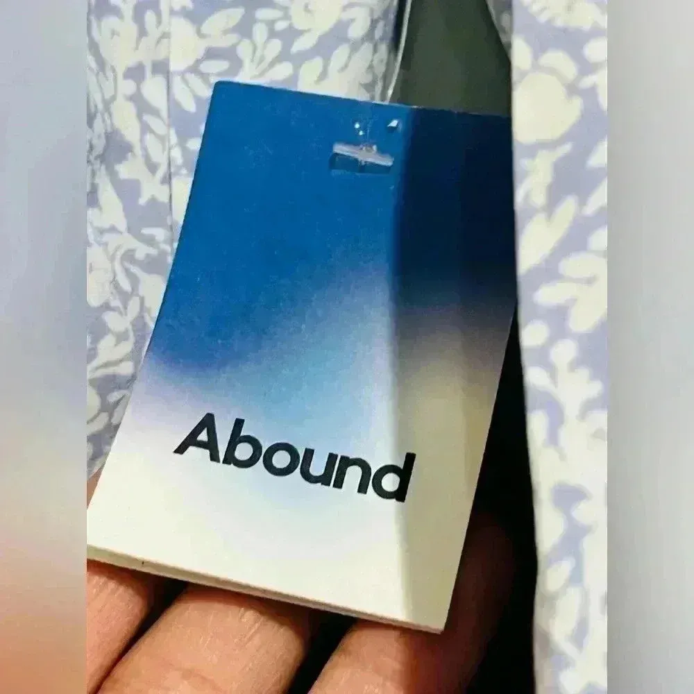 Abound dress Med Long Sleeve Lavender Floral Ruffle Surplice Mini Dress - Image 9