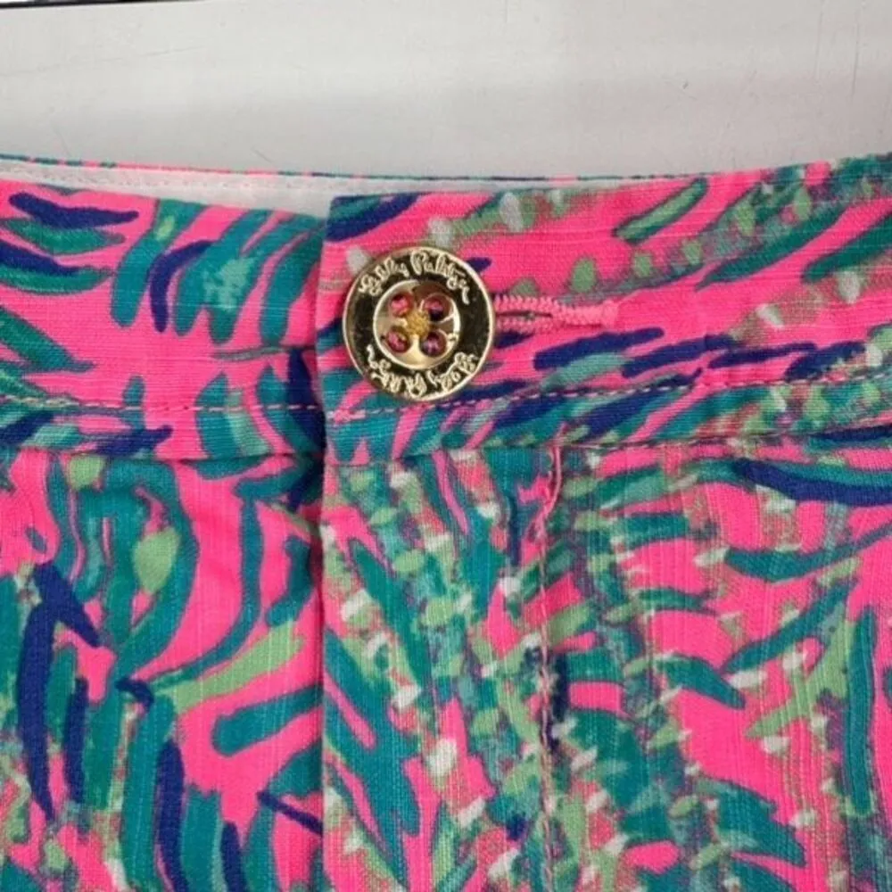 Lilly Pulitzer Womens Scalloped Hem Lorelei Skort Pink Sunset Coco Breeze Size 0 - Image 4