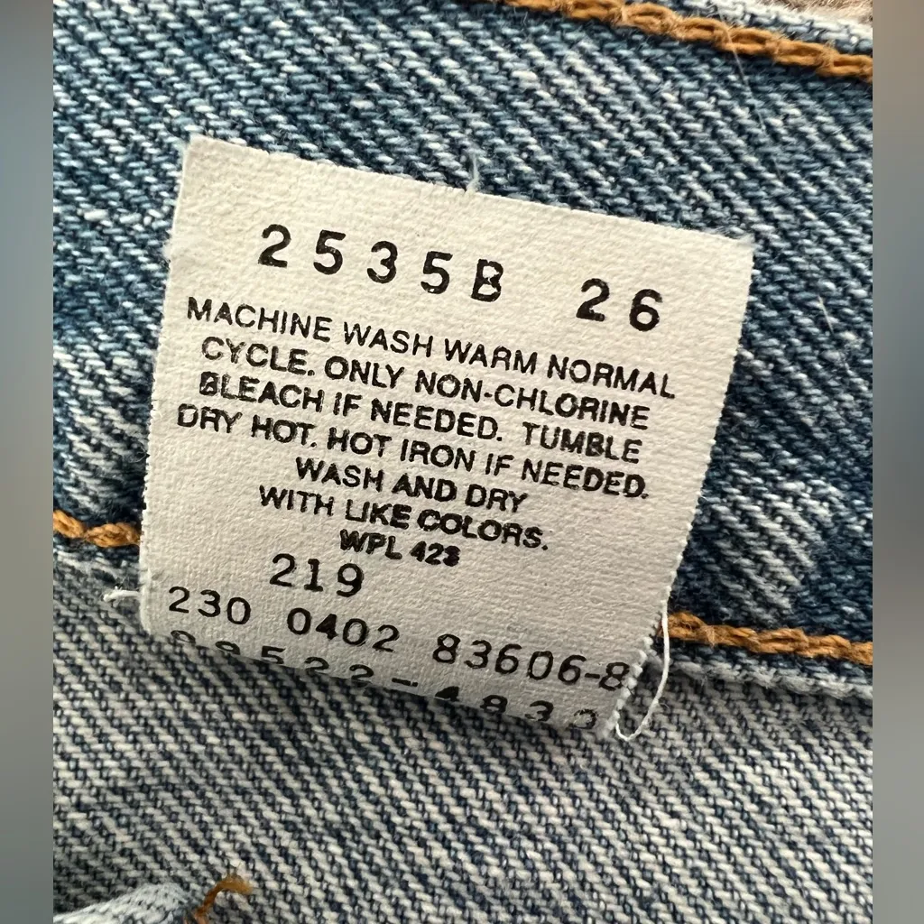 Vintage 2002 Levi’s 550 Relaxed Fit Tapered Leg Jeans Light Wash Y2K Plus Sz 18S - Image 6