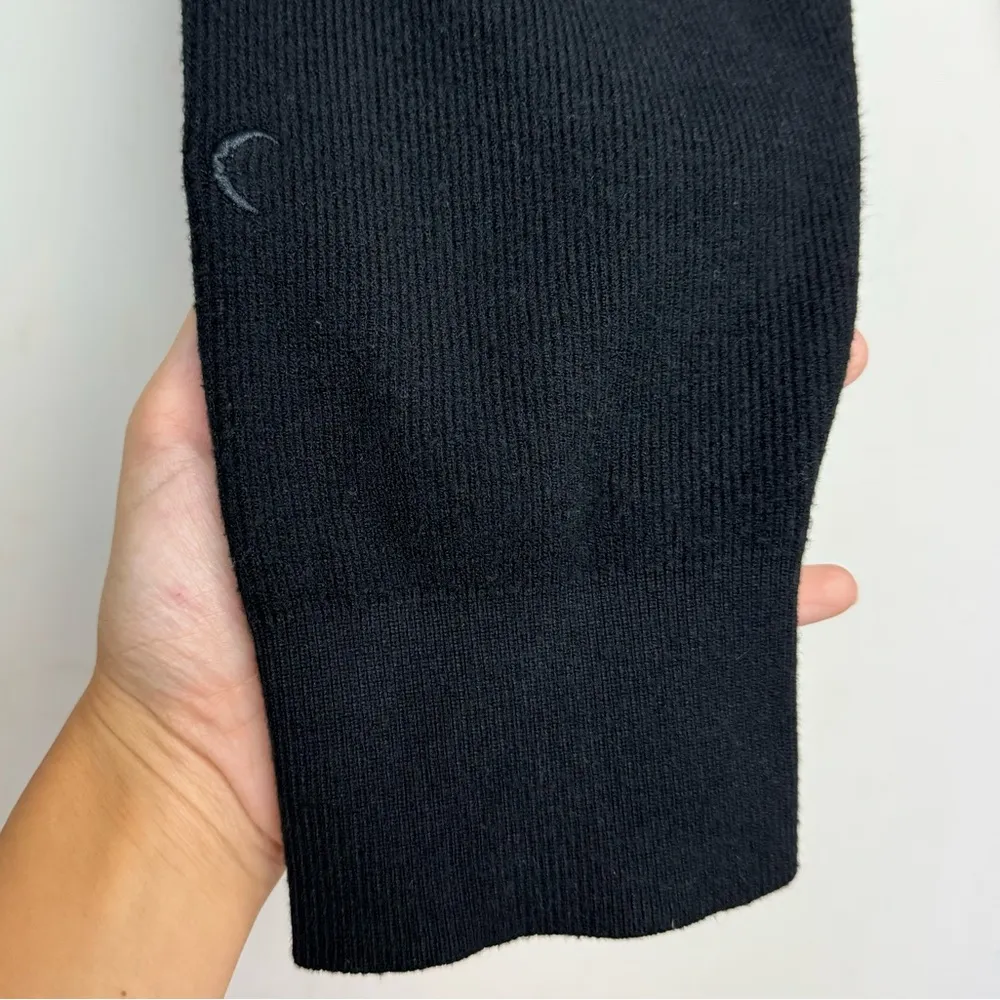 ZYIA Active Womens Black Soft n Warm Joggers Sz Large Ribbed Cozy Knit - Image 13